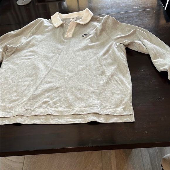 Nike Other - Nike Light Gray Polo Shirt